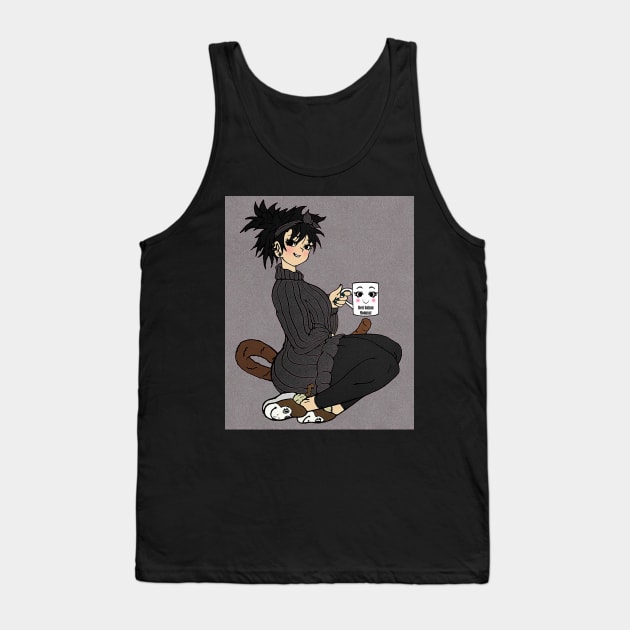 Best Saiyan Mamma Black Tank Top by TeeJay93